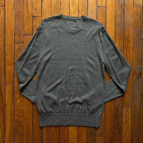 All Saints Khaki Crewneck Sweater - Picture 6 of 8